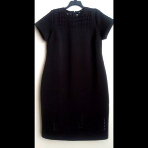 🆕 LISTING!! NWOT GRID PANELED S/S MIDI DRESS